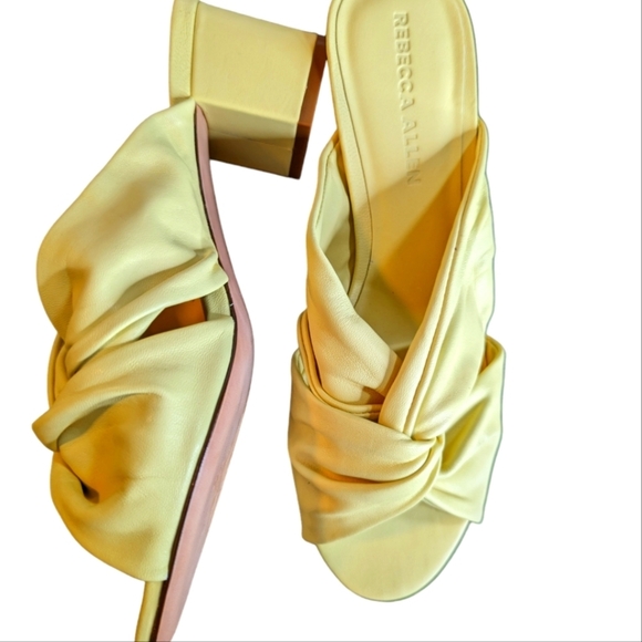 Rebecca Allen The Twist, Citrine Leather ... Size 8.5 - Picture 1 of 10